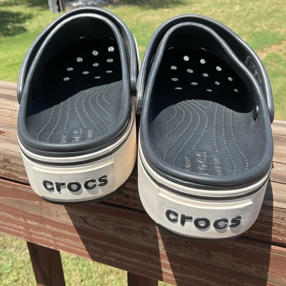 Black Classic CROCS CROCBAND MENS 7 Women 9 Waterproof Sandles Slip-On Clog